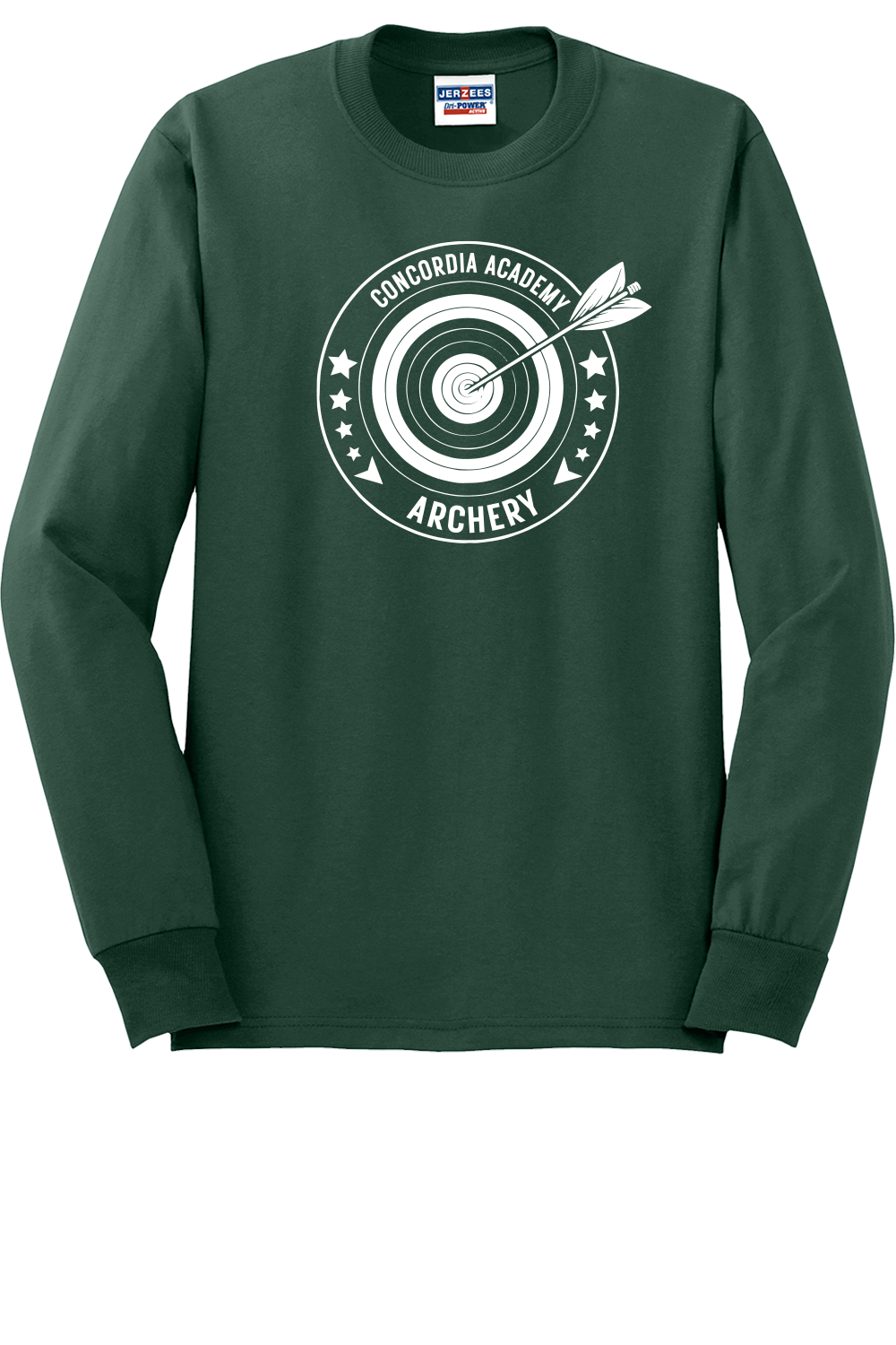 Concordia Academy Dri Power 50/50 Cotton/Poly Long Sleeve Tshirt