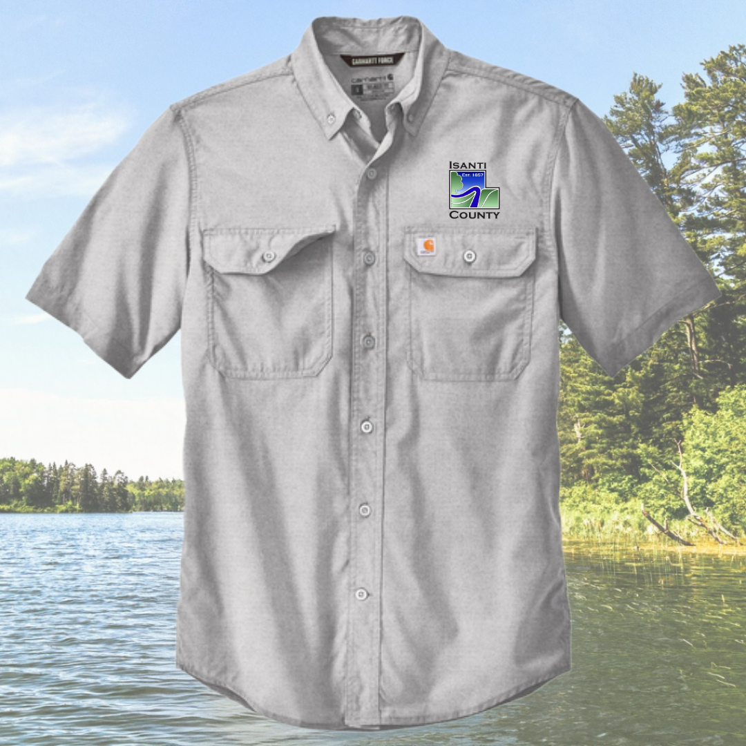 Isanti County Carhartt Force® Solid Short Sleeve Shirt
