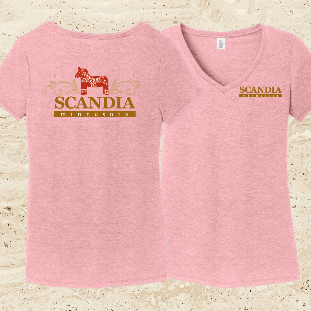 City of Scandia Woman’s V-Neck Tee
