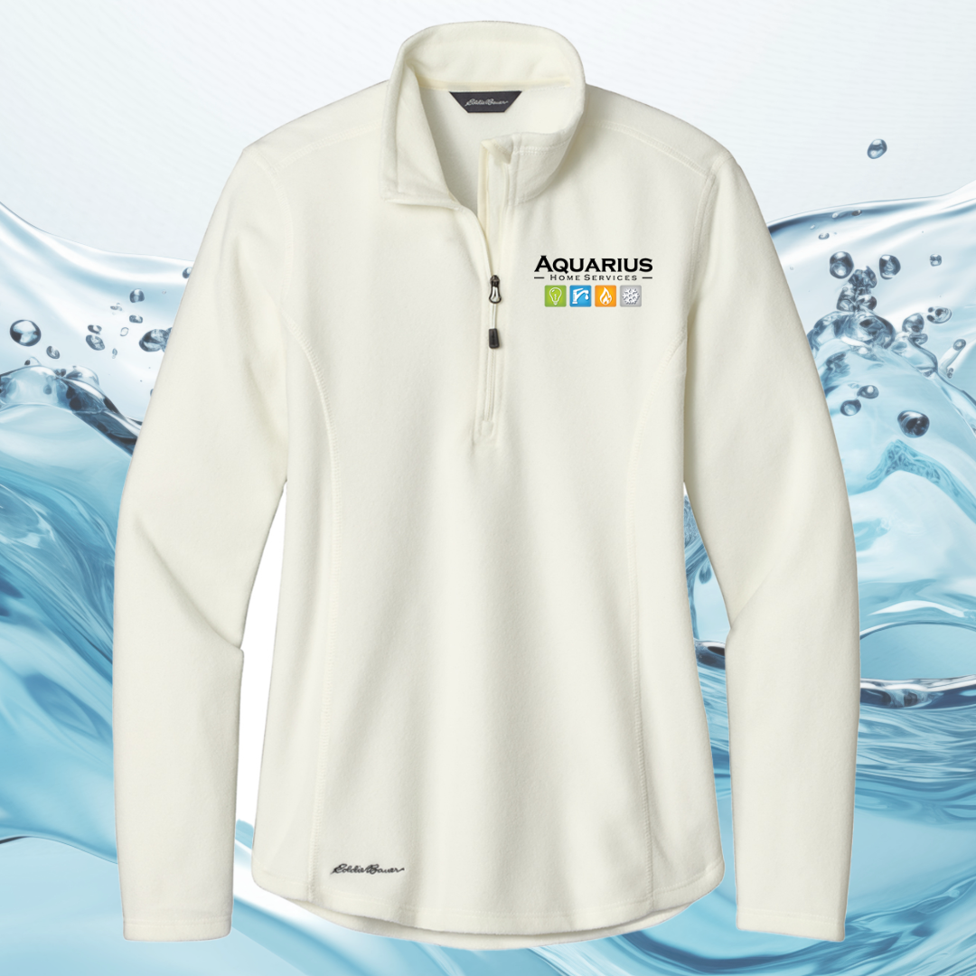 Aquarius Home Services Eddie Bauer Women's 1/2 Zip Microfleece Jacket