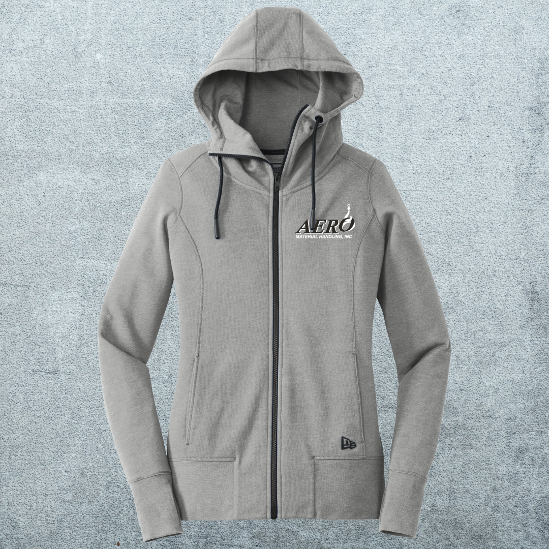 Aero Women's Triblend Fleece Full Zip Hoodie