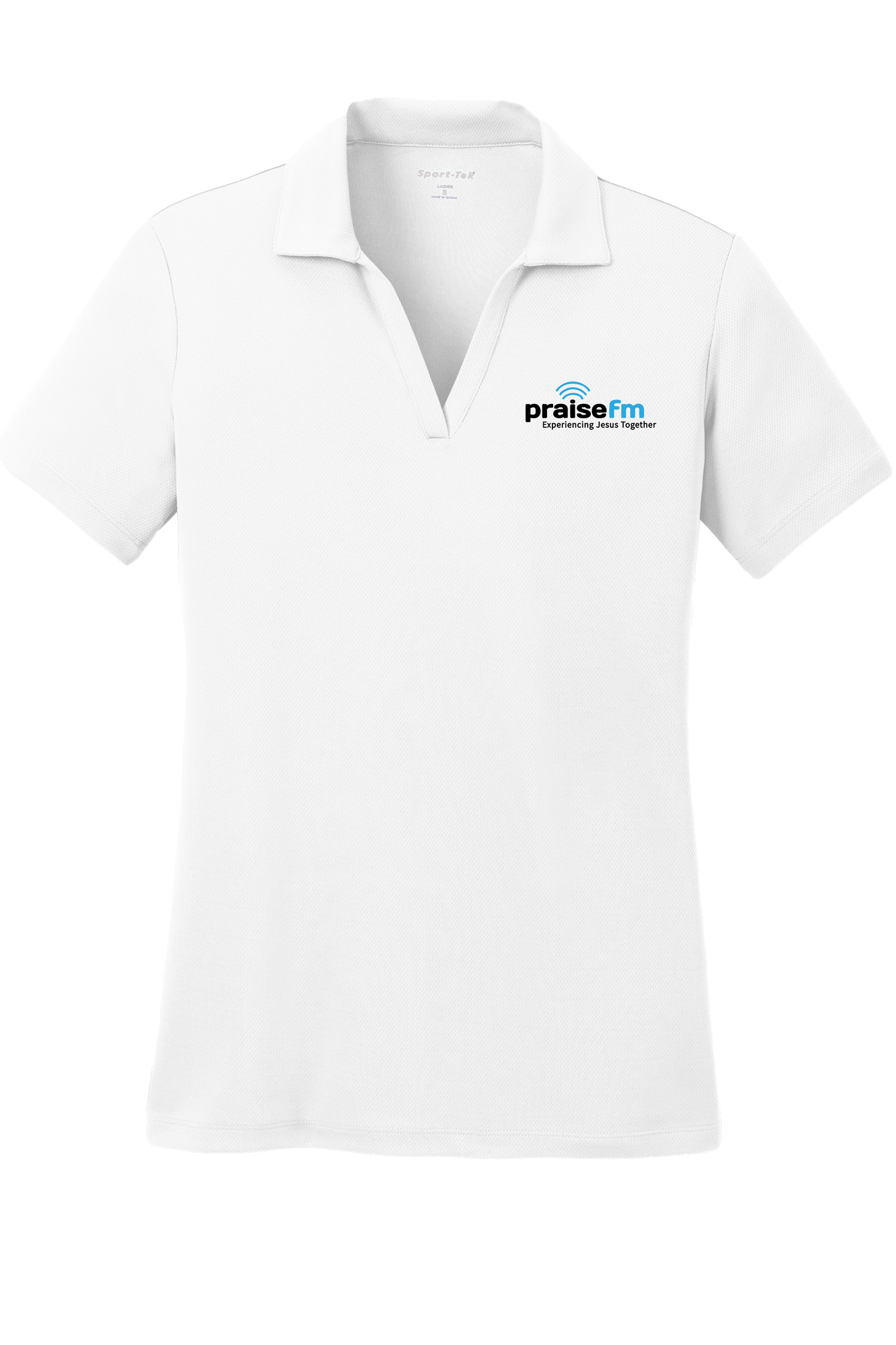 PraiseFM Women's Racer Mesh Breathable Polo