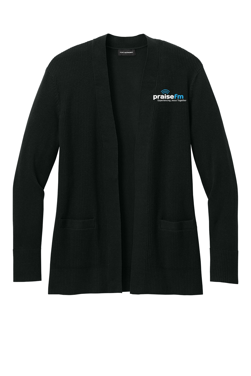 PraiseFM Women's Easy Care Open-Front Cardigan Sweater
