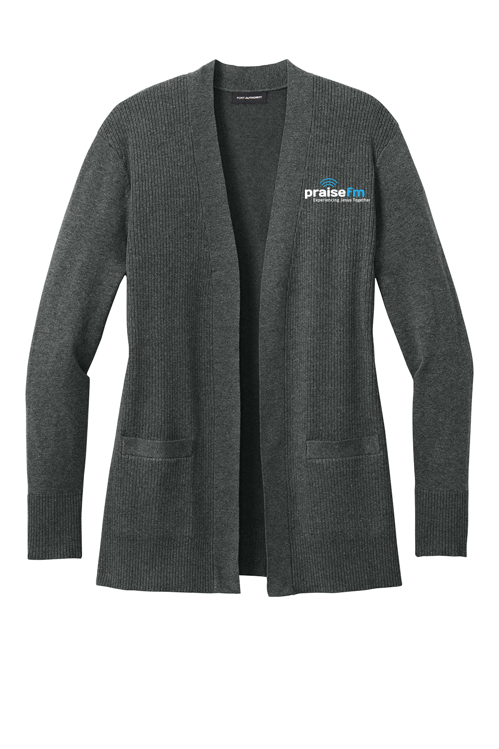 PraiseFM Women's Easy Care Open-Front Cardigan Sweater