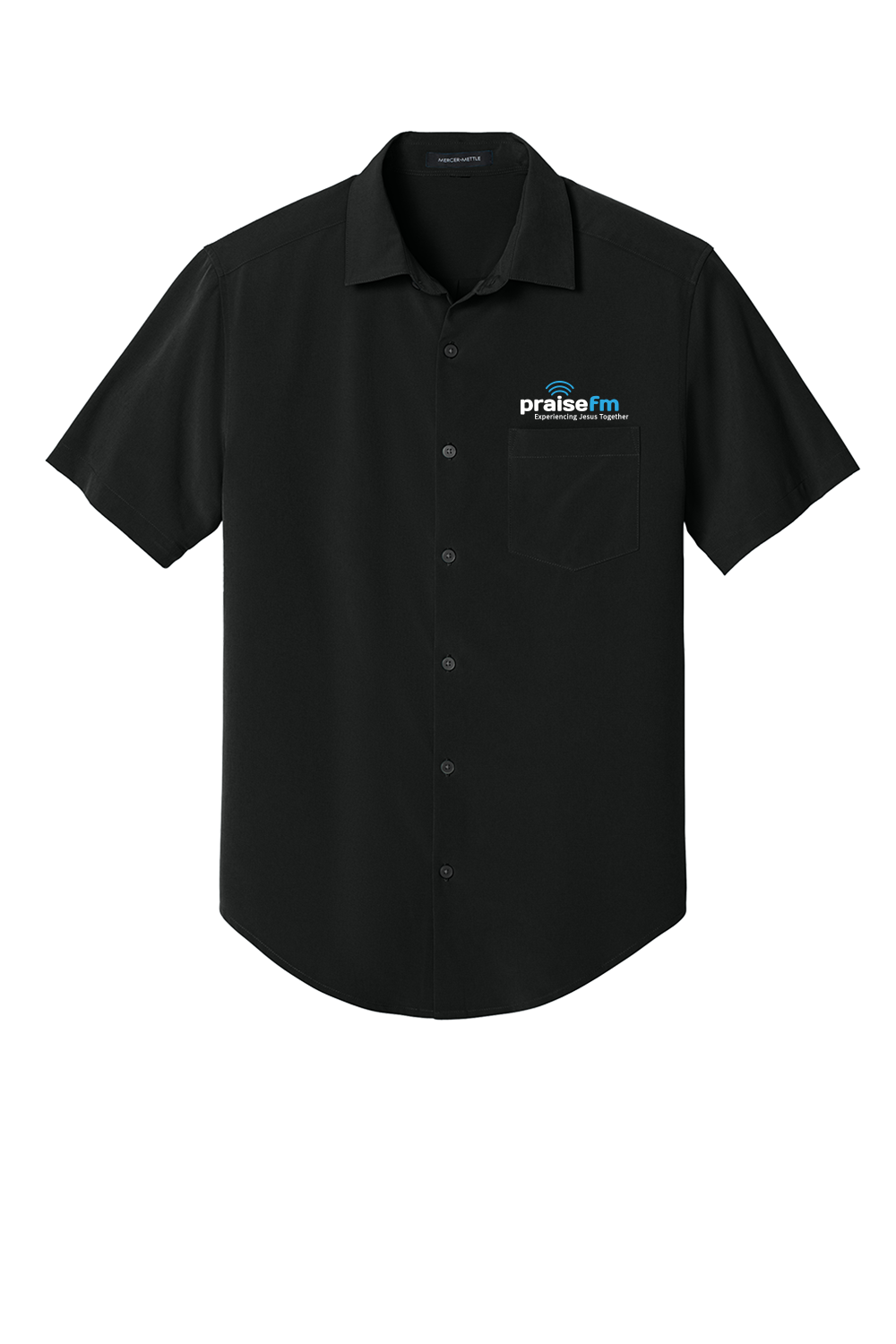 PraiseFM Men's Short Sleeve UV Capital Tech Shirt