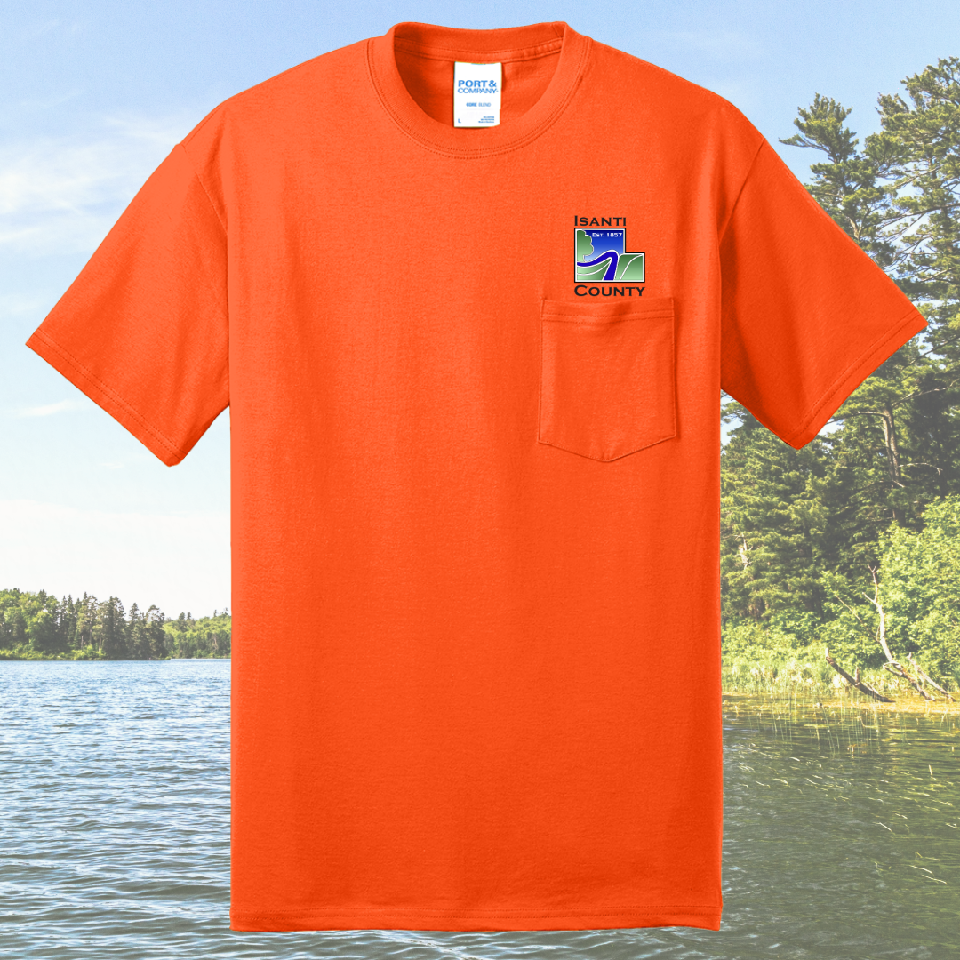 Isanti County Zoning and Assessor Core Blend Pocket Tee