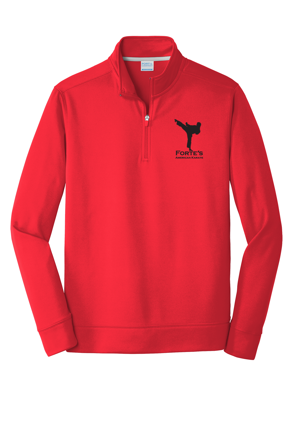 Forte's Fall Performance Fleece 1/4 Zip Pullover Sweatshirt