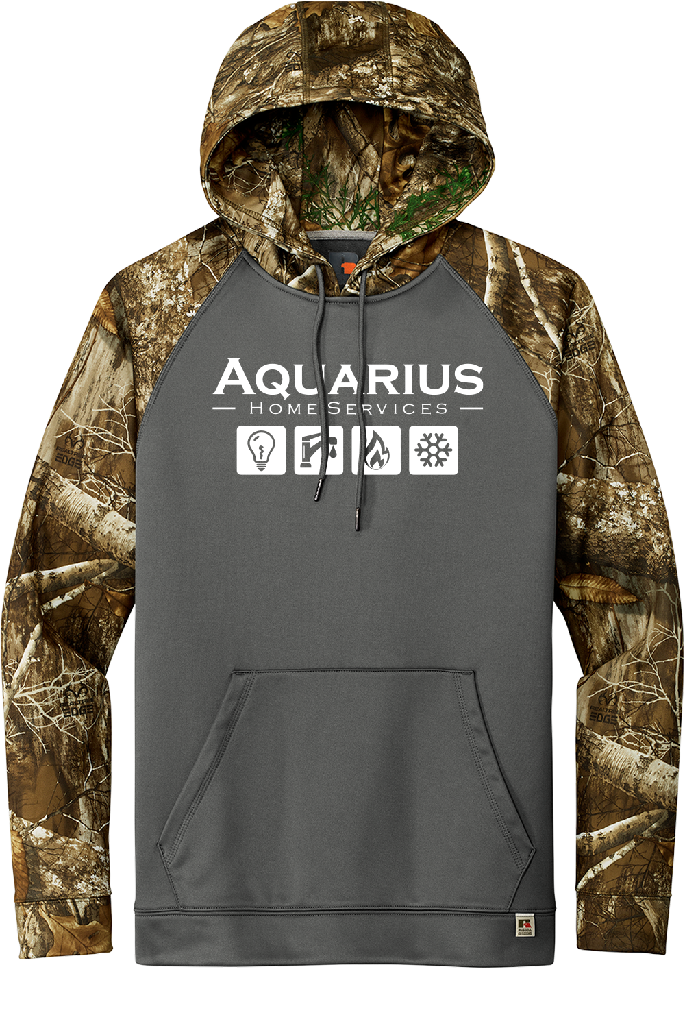 Aquarius Home Services Performance Camo Pullover Hoodie