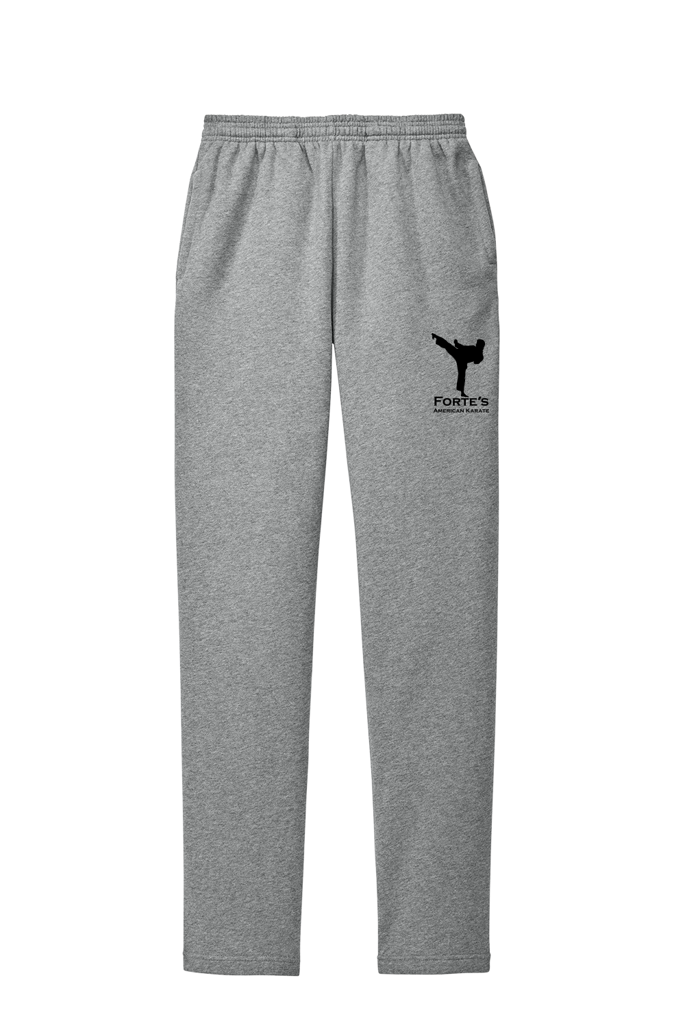 Forte's Fall Open Bottom Sweatpants