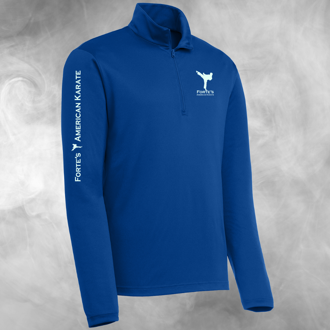 Forte's Karate Spring Lightweight 1/4 Zip Performance Pullover