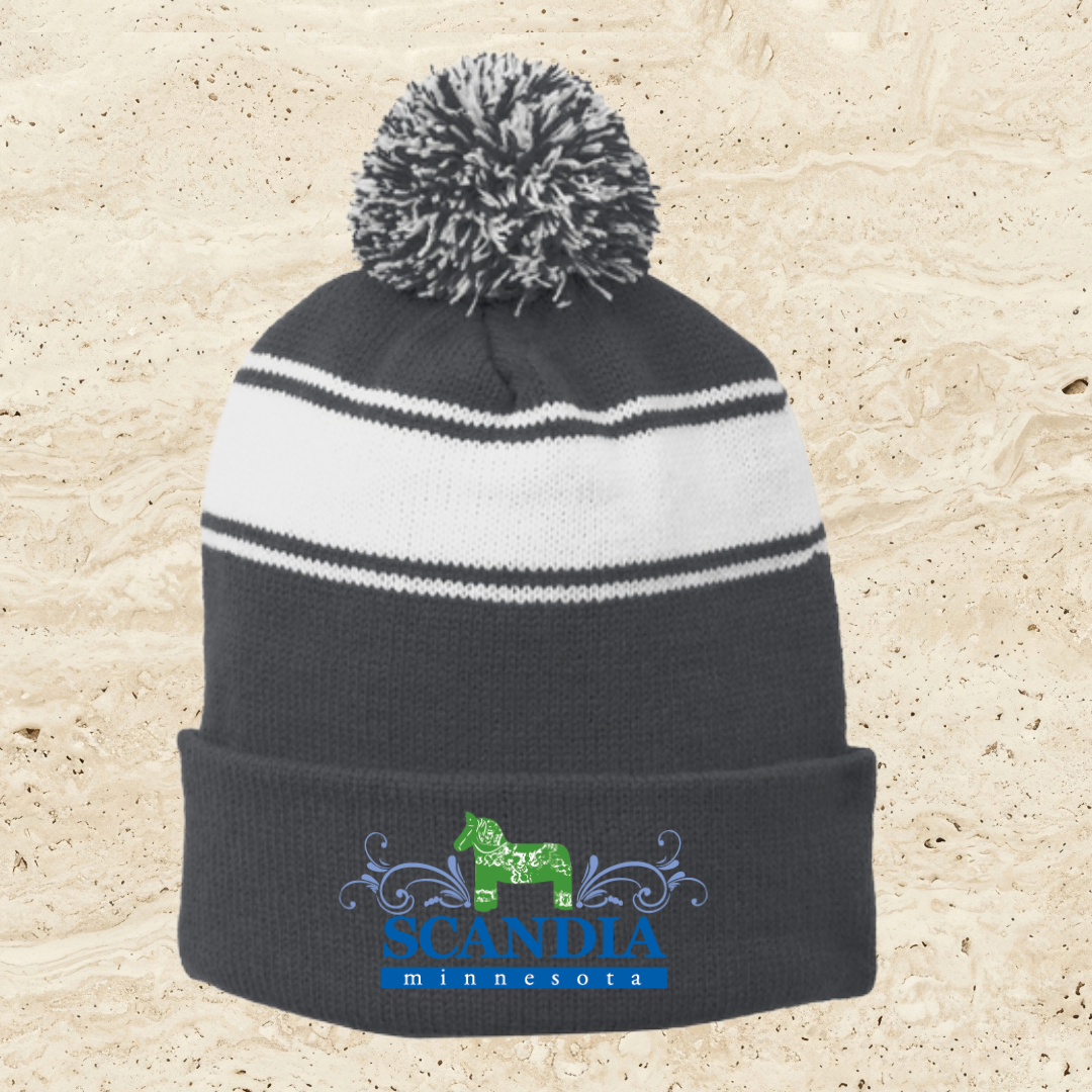 City of Scandia Pom Pom Beanie