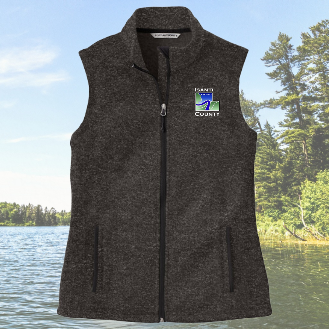 Isanti County Women's Sweater Fleece Vest