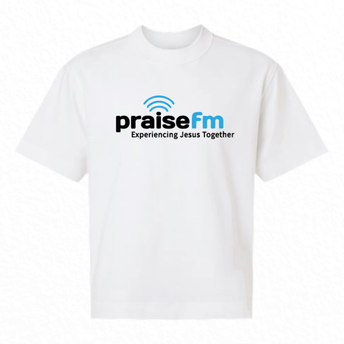 PraiseFM Unisex Heavyweight Cotton Mid-Length Tee