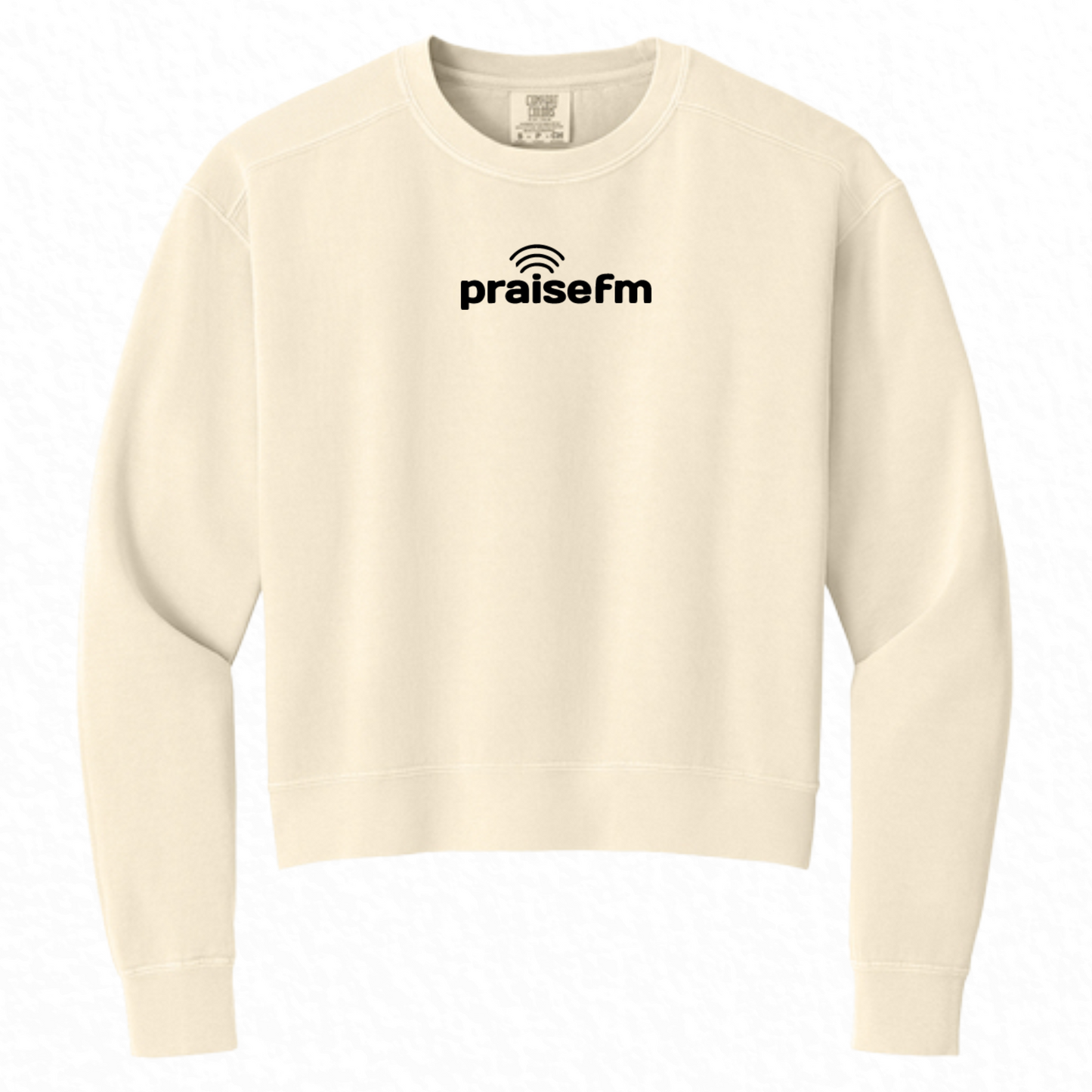 PraiseFM Comfort Colors Women's Mid-Length Crewneck Sweatshirt