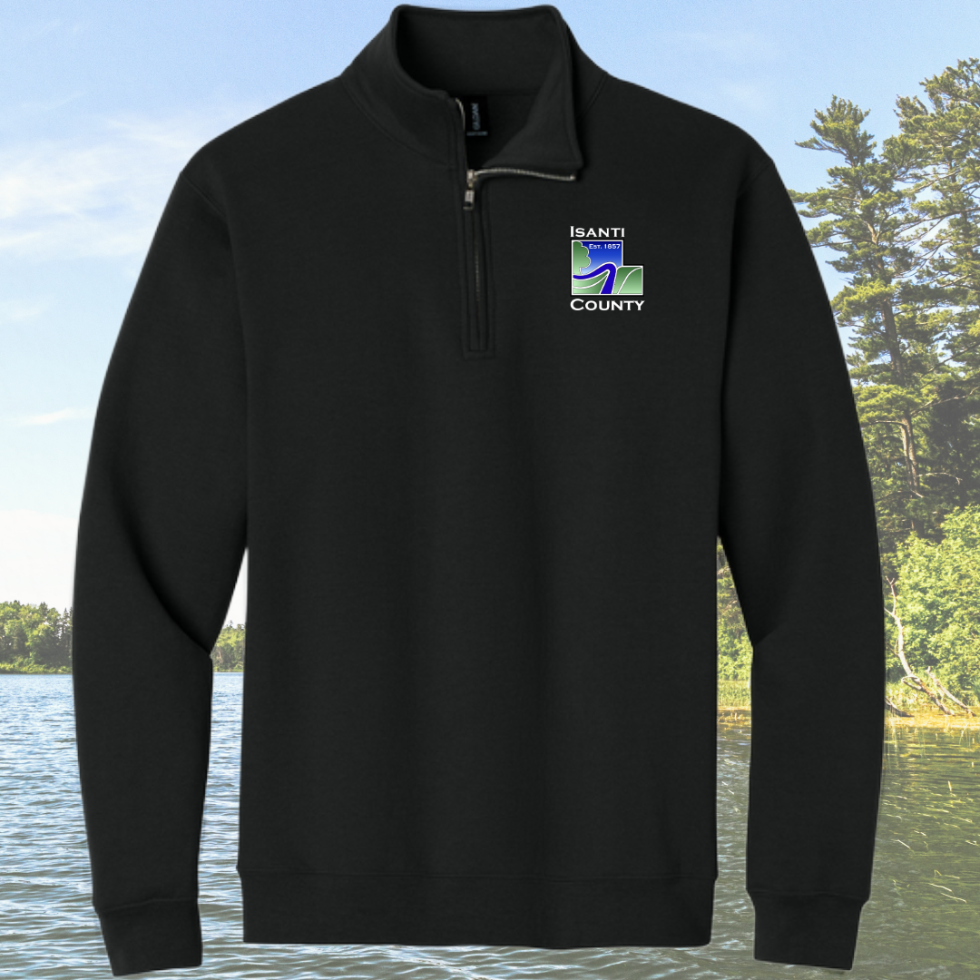 Isanti County Gildan® Heavy Bend 1/4-Zip Sweatshirt