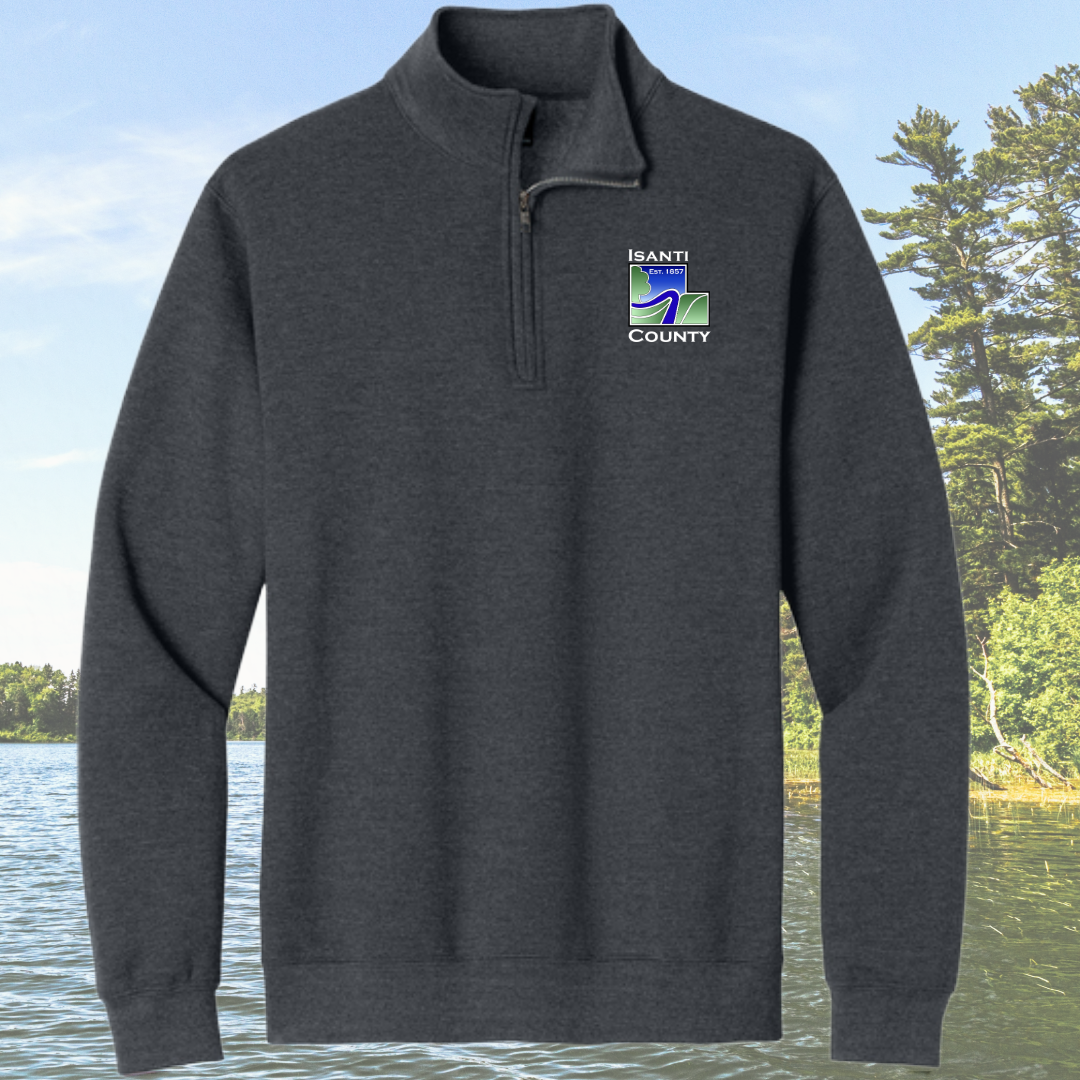 Isanti County Gildan® Heavy Bend 1/4-Zip Sweatshirt