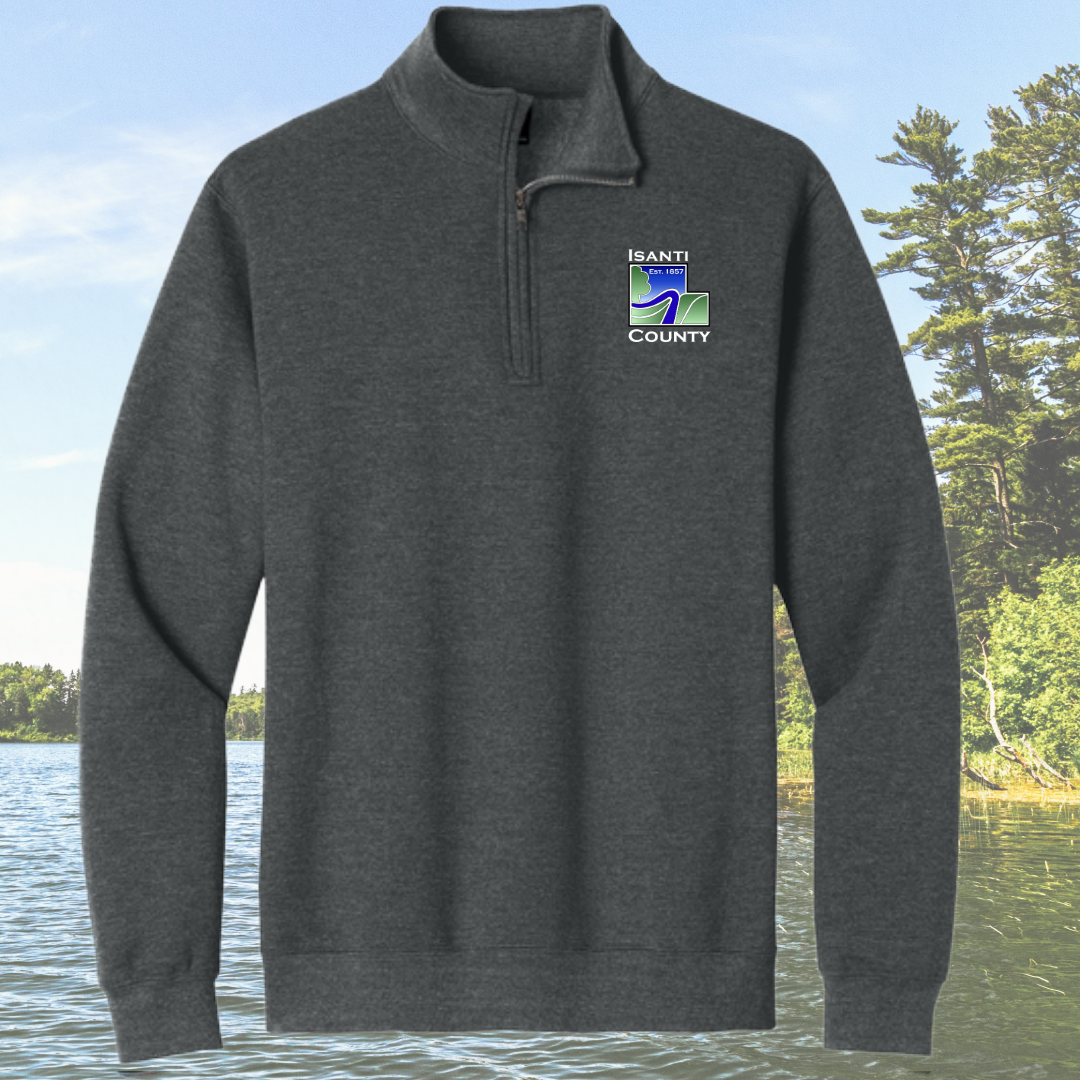 Isanti County Gildan® Heavy Bend 1/4-Zip Sweatshirt
