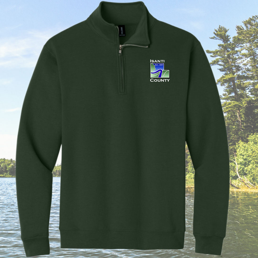 Isanti County Gildan® Heavy Bend 1/4-Zip Sweatshirt