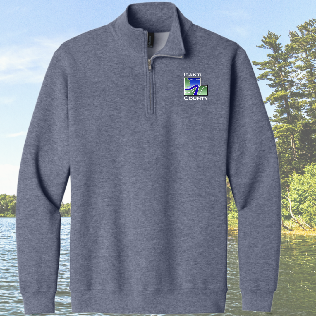 Isanti County Gildan® Heavy Bend 1/4-Zip Sweatshirt