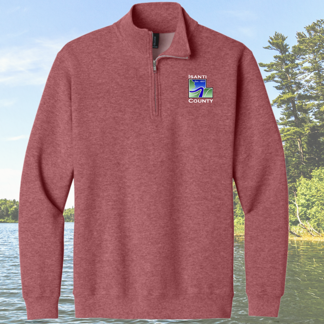 Isanti County Gildan® Heavy Bend 1/4-Zip Sweatshirt