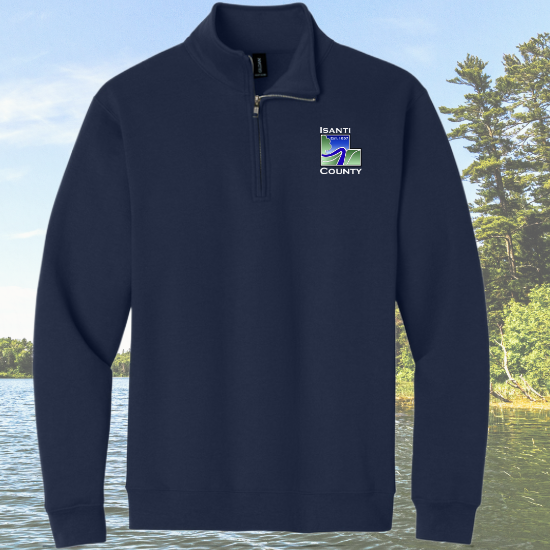 Isanti County Gildan® Heavy Bend 1/4-Zip Sweatshirt