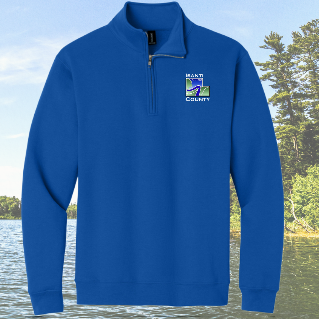 Isanti County Gildan® Heavy Bend 1/4-Zip Sweatshirt