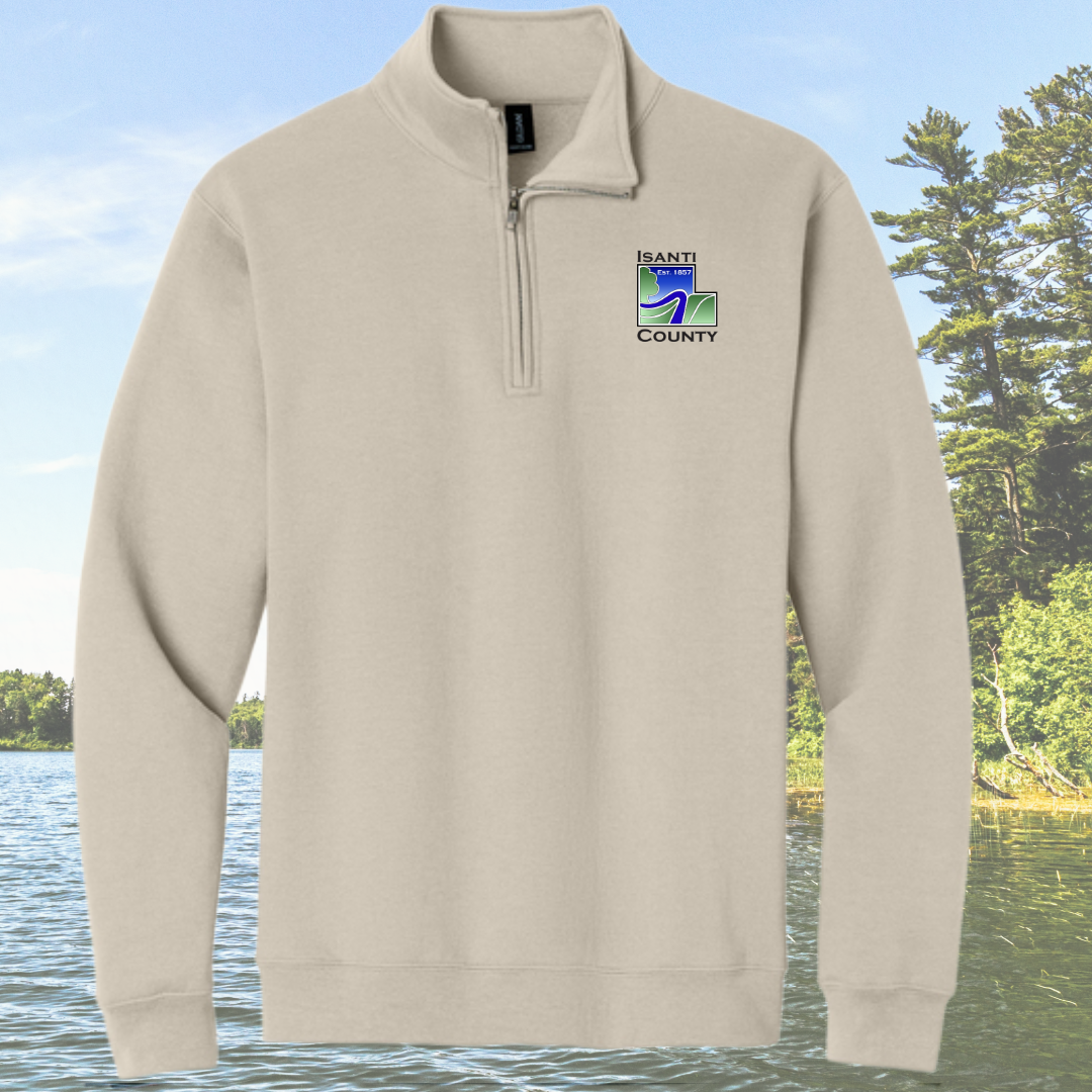 Isanti County Gildan® Heavy Bend 1/4-Zip Sweatshirt