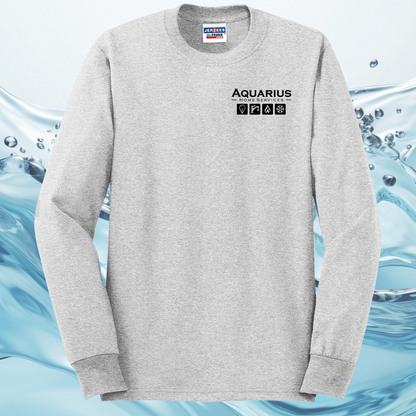 Aquarius Home Services 50/50 Cotton/Poly Long Sleeve Tee