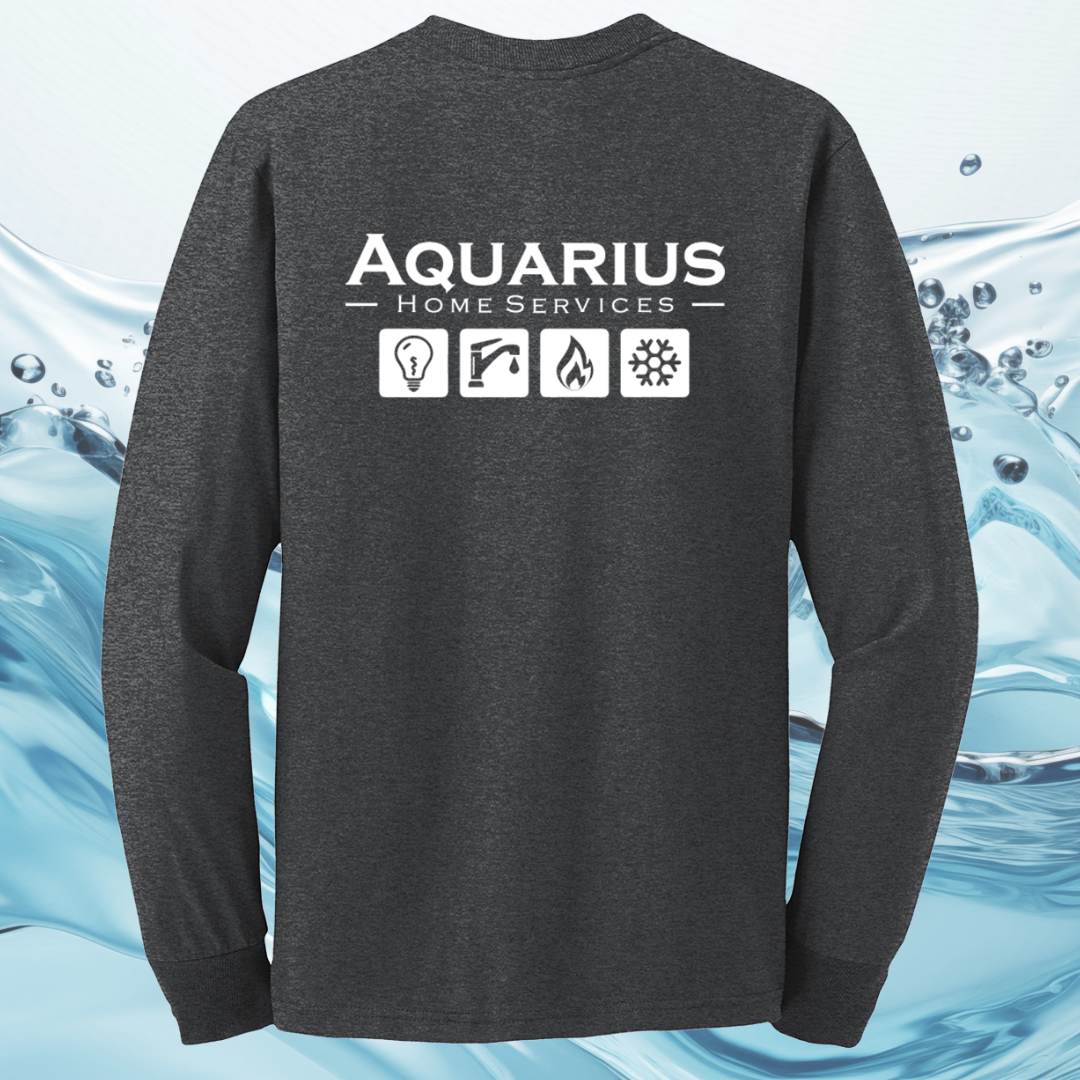 Aquarius Home Services 50/50 Cotton/Poly Long Sleeve Tee