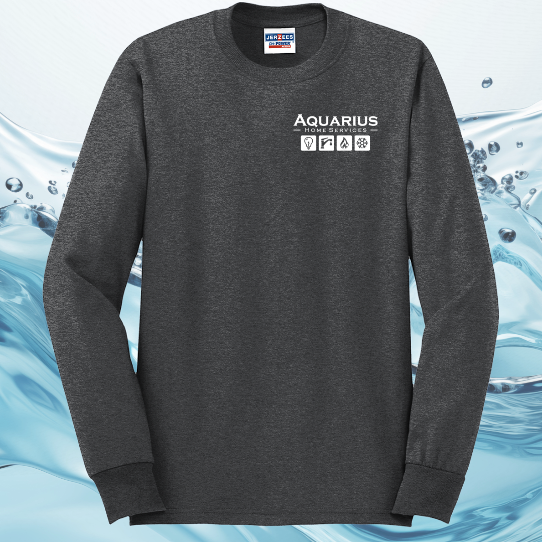 Aquarius Home Services 50/50 Cotton/Poly Long Sleeve Tee