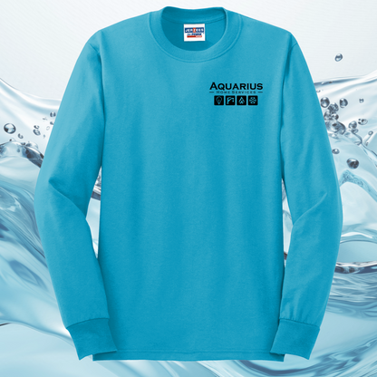 Aquarius Home Services 50/50 Cotton/Poly Long Sleeve Tee