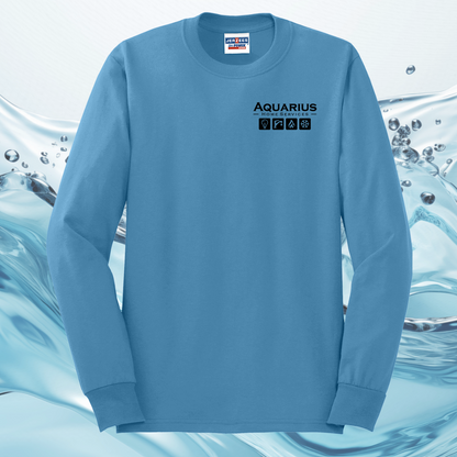 Aquarius Home Services 50/50 Cotton/Poly Long Sleeve Tee