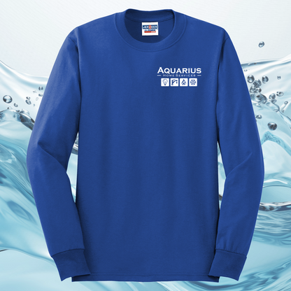 Aquarius Home Services 50/50 Cotton/Poly Long Sleeve Tee