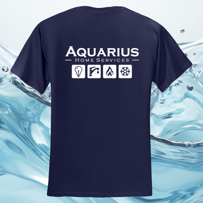 Aquarius Home Services 50/50 Cotton/Poly Tee
