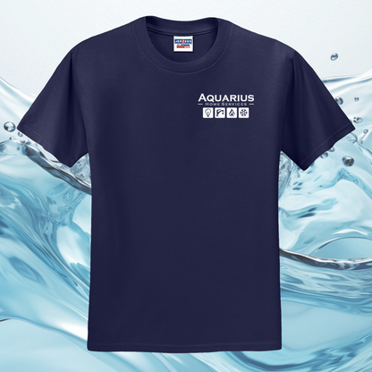 Aquarius Home Services 50/50 Cotton/Poly Tee