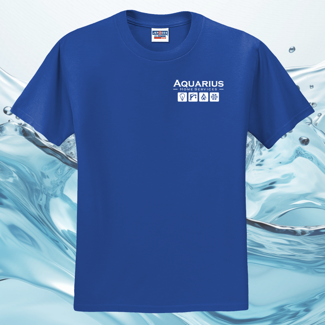 Aquarius Home Services 50/50 Cotton/Poly Tee