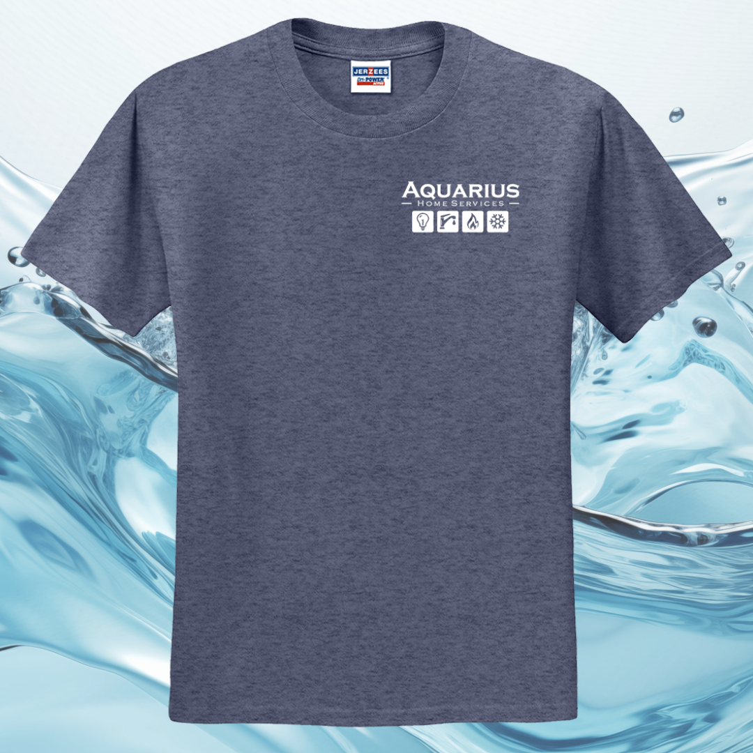 Aquarius Home Services 50/50 Cotton/Poly Tee