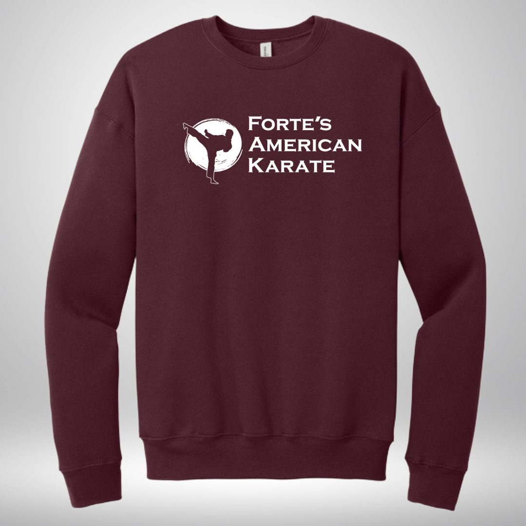 Forte's Karate Fall Unisex Softstyle Crew Neck Sweatshirt