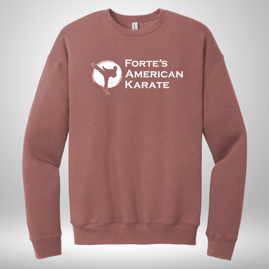 Forte's Karate Fall Unisex Softstyle Crew Neck Sweatshirt