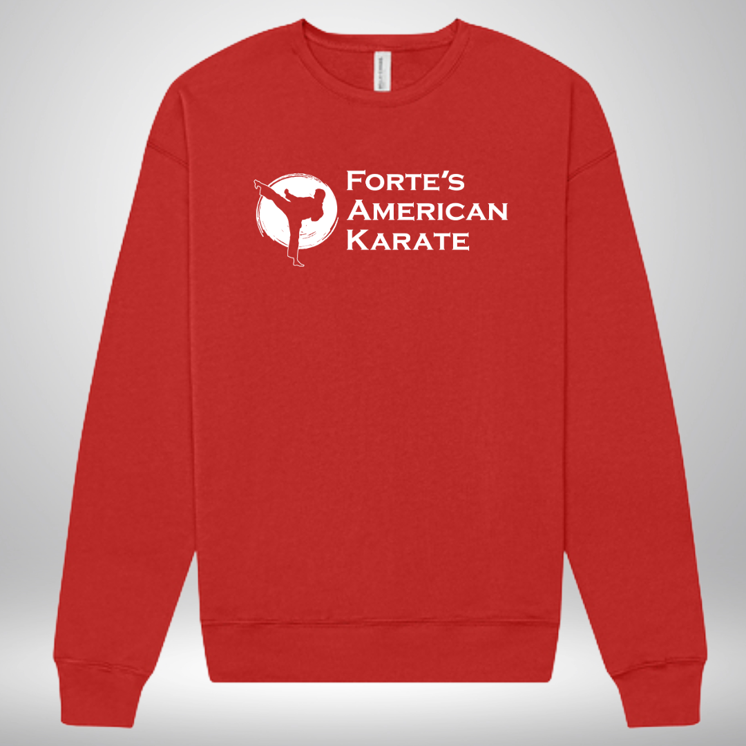 Forte's Karate Fall Unisex Softstyle Crew Neck Sweatshirt