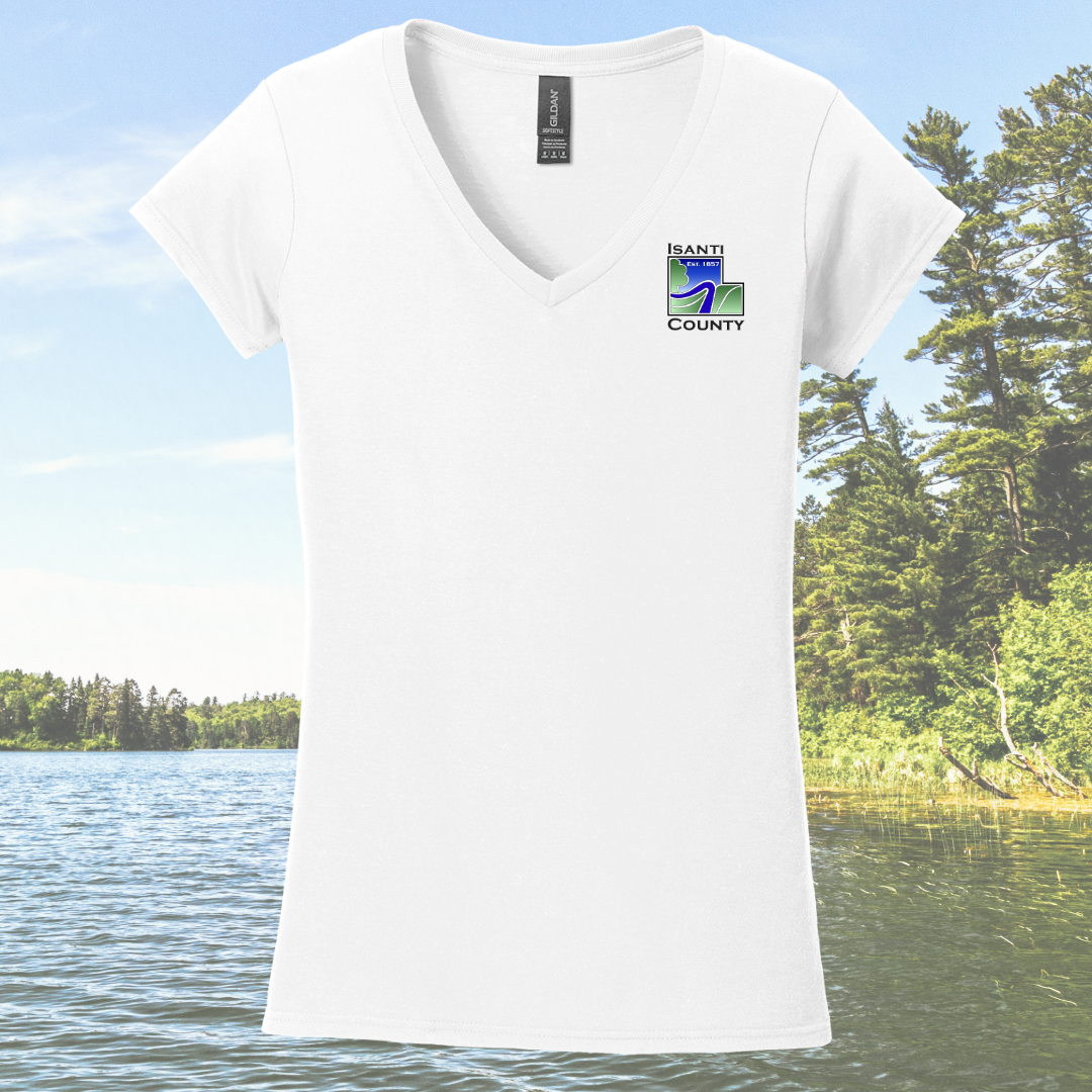 Isanti County Zoning and Assessor Women's Cotton V-Neck