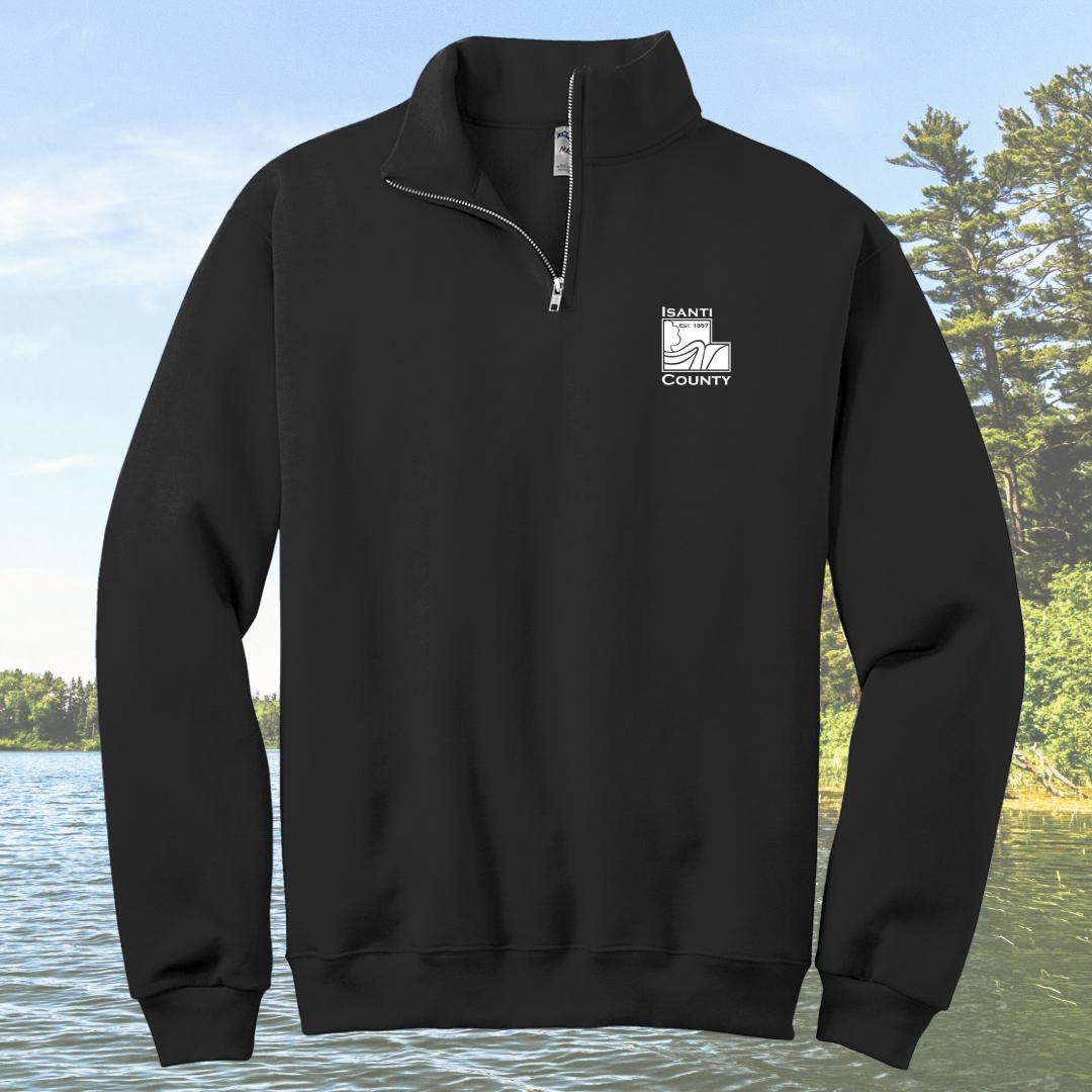 Isanti County Zoning and Assessor 1/4-Zip Cadet Collar Sweatshirt