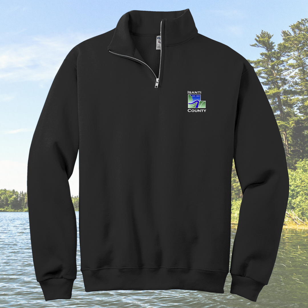 Isanti County Zoning and Assessor 1/4-Zip Cadet Collar Sweatshirt