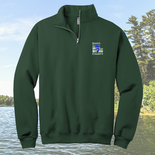 Isanti County Zoning and Assessor 1/4-Zip Cadet Collar Sweatshirt