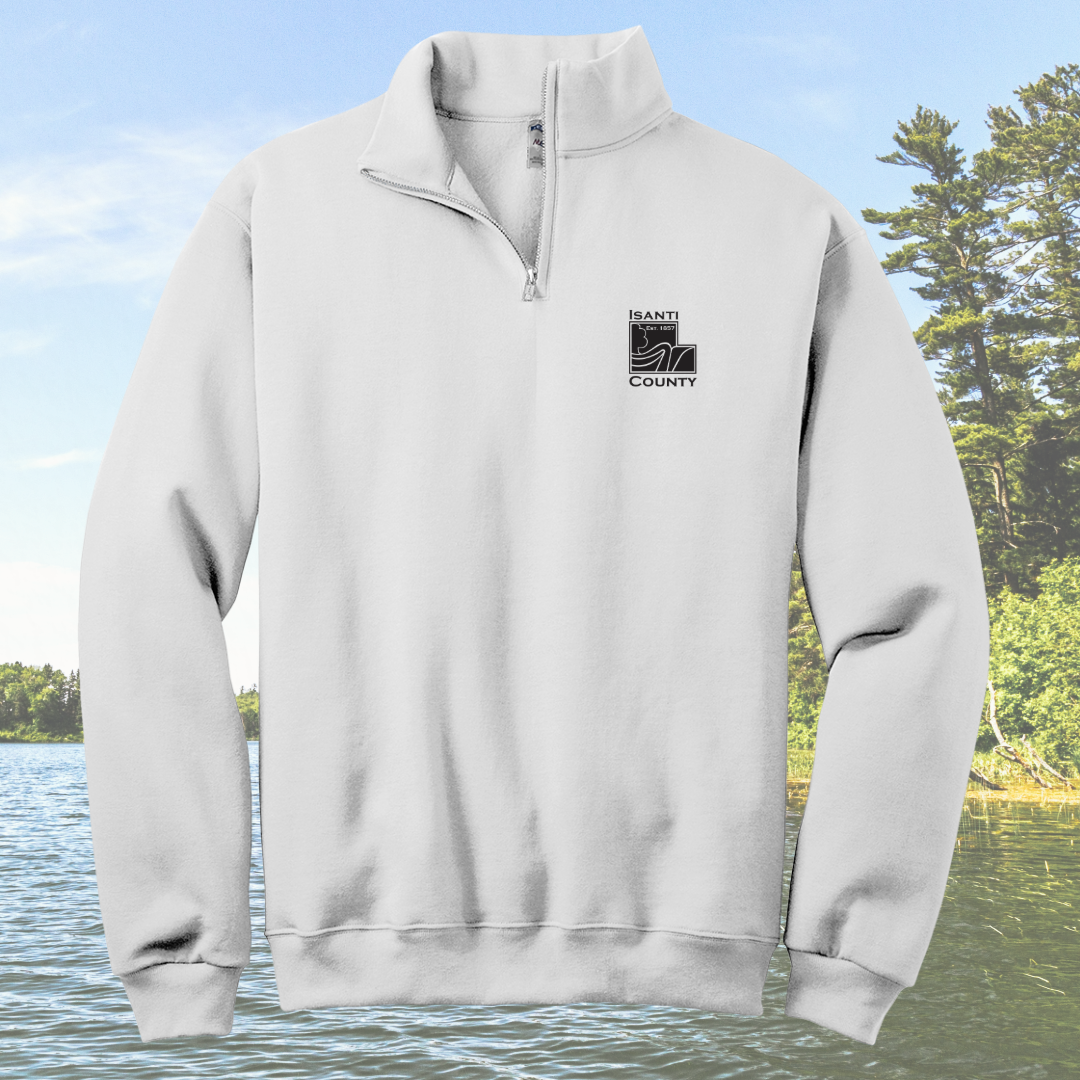 Isanti County Zoning and Assessor 1/4-Zip Cadet Collar Sweatshirt