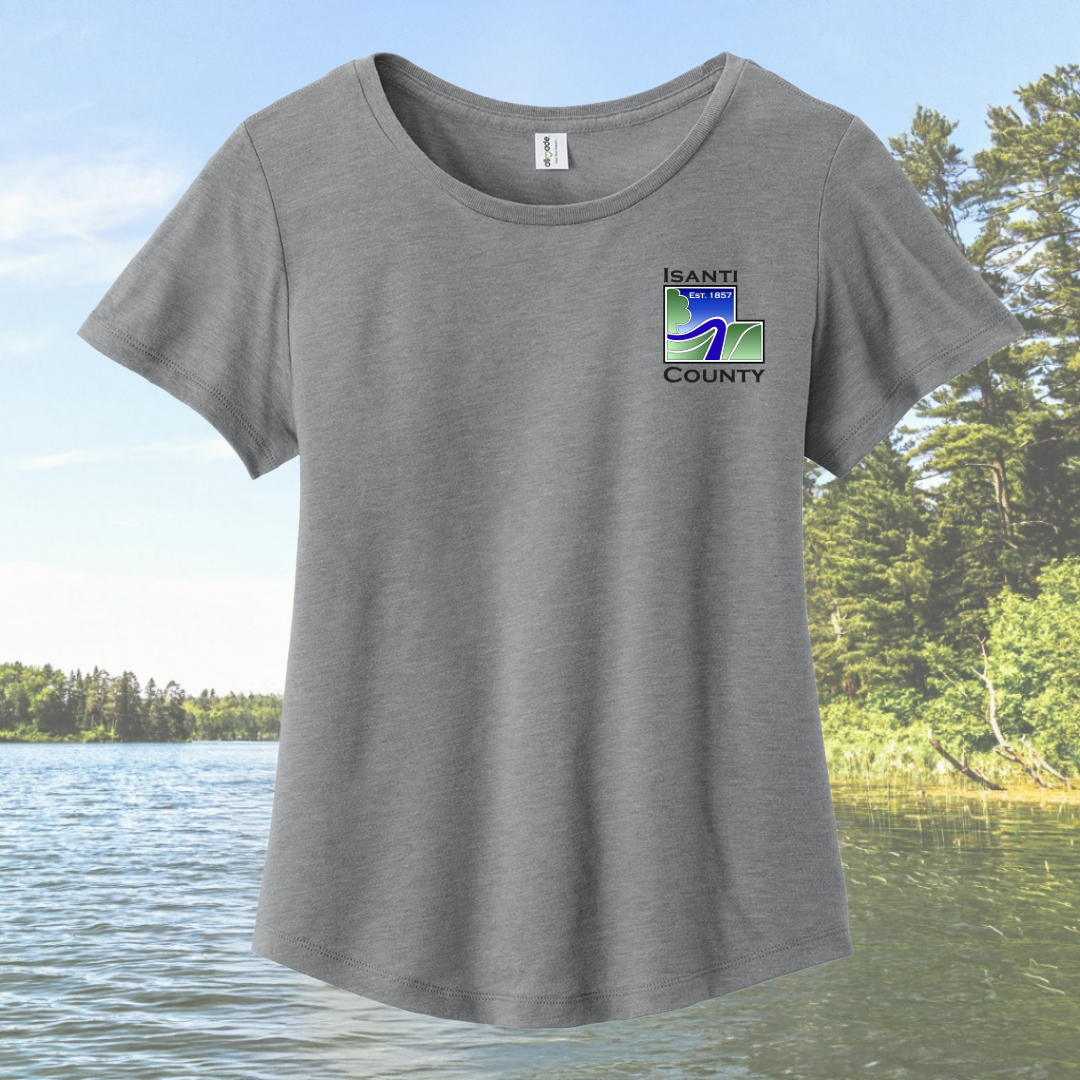 Isanti County Women’s Relaxed Tri-Blend Scoop Neck Tee