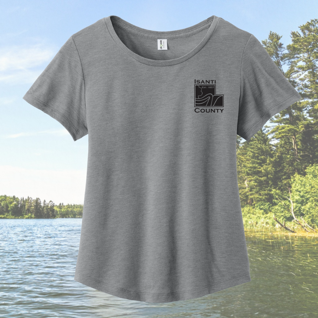 Isanti County Women’s Relaxed Tri-Blend Scoop Neck Tee