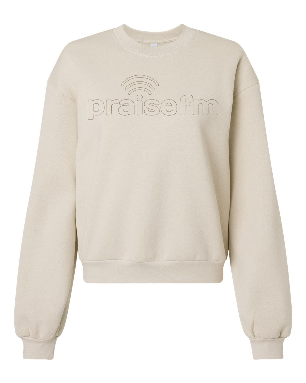 PraiseFM Women's Fleece Crewneck Sweatshirt