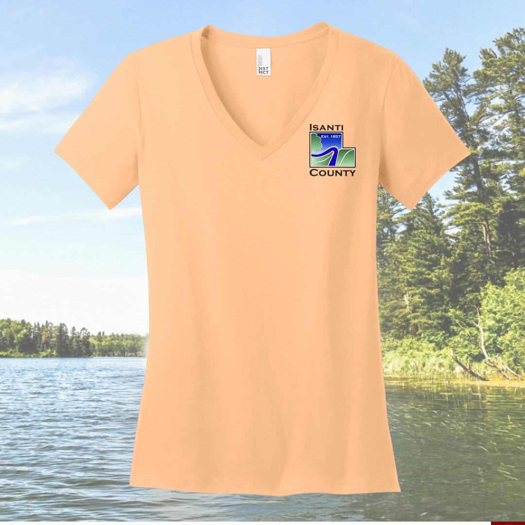 Isanti County Women’s Perfect Weight® V-Neck Tee