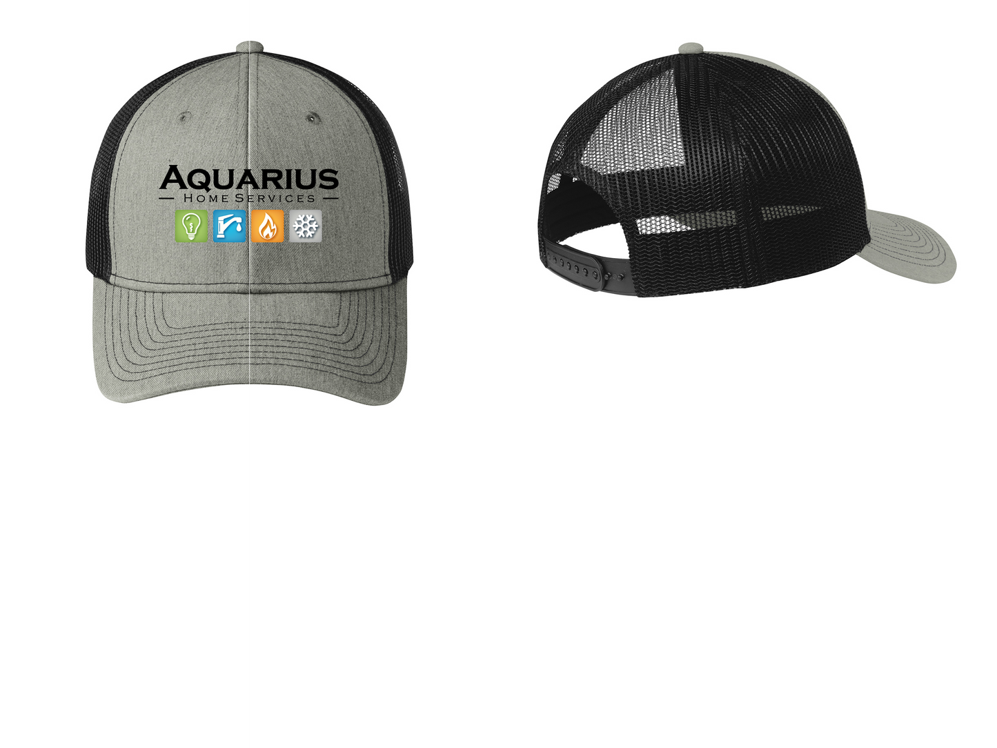 Aquarius Home Services Snapback Trucker Cap